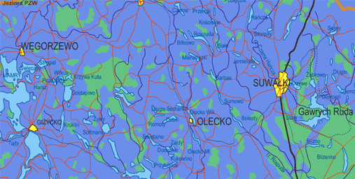 Zeige eine interaktive Karte der Seen Zeige eine interaktive Karte der Seen